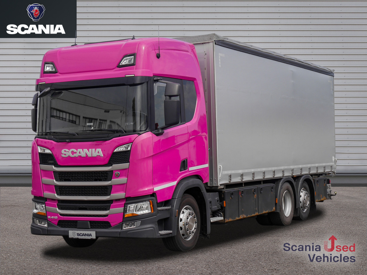 SCANIA R 410 B6x2*4NB - Pritsche / Plane / Hecktüren - - Plachtový nákladní auto: obrázek 1 SCANIA R 410 B6x2*4NB - Pritsche / Plane / Hecktüren - - Plachtový nákladní auto: obrázek 1