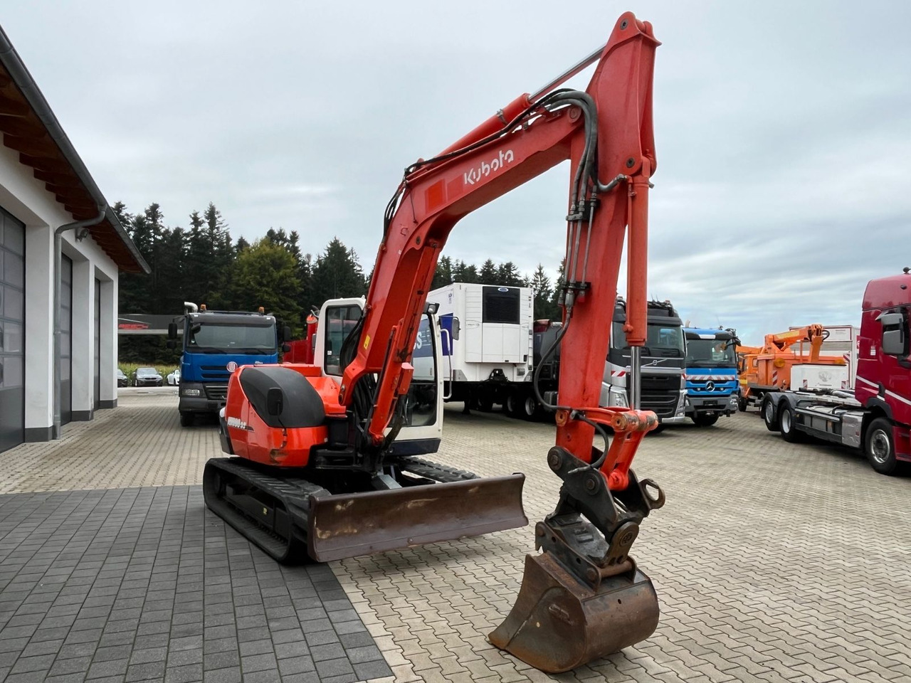 Kubota KX 080-3 Powertilt MS 08 - Mini rýpadlo: obrázek 3 Kubota KX 080-3 Powertilt MS 08 - Mini rýpadlo: obrázek 3