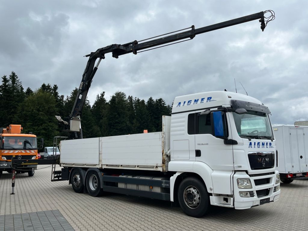 MAN TGS 26.440 Baustoff mit HIAB XS 166 Kran - Nákladní automobil valníkový/ Plošinový, Auto s hydraulickou rukou: obrázek 4 MAN TGS 26.440 Baustoff mit HIAB XS 166 Kran - Nákladní automobil valníkový/ Plošinový, Auto s hydraulickou rukou: obrázek 4