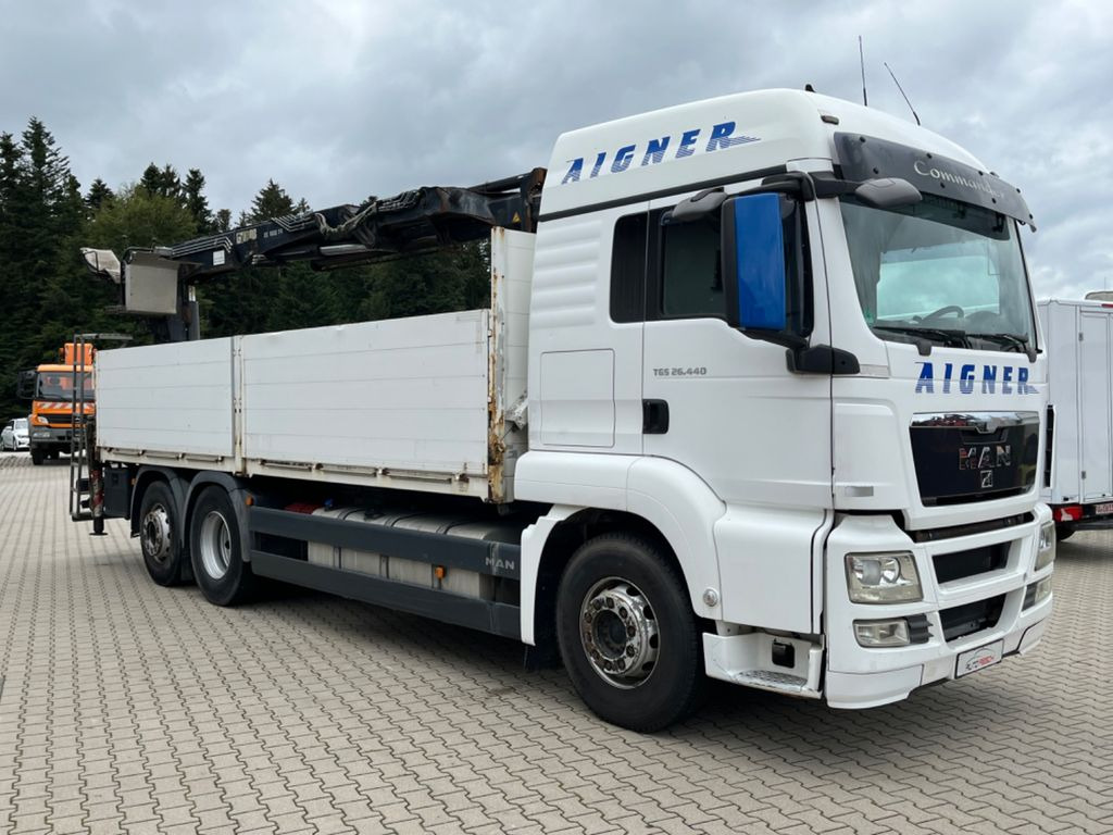 MAN TGS 26.440 Baustoff mit HIAB XS 166 Kran - Nákladní automobil valníkový/ Plošinový, Auto s hydraulickou rukou: obrázek 5 MAN TGS 26.440 Baustoff mit HIAB XS 166 Kran - Nákladní automobil valníkový/ Plošinový, Auto s hydraulickou rukou: obrázek 5