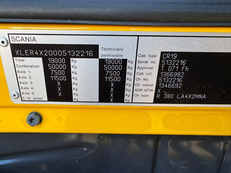 Tahač Scania R 380 / HighLine / Opti Cruise / NL Truck: obrázek 18