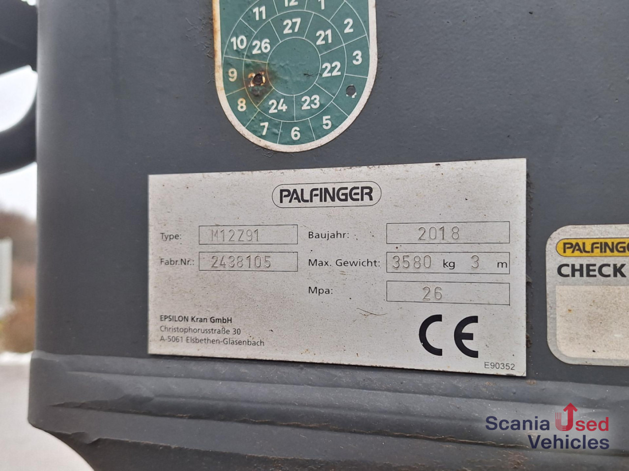 SCANIA R 580 B6x4NB+Epsilon M12 Z - Lesovůz, Auto s hydraulickou rukou: obrázek 3 SCANIA R 580 B6x4NB+Epsilon M12 Z - Lesovůz, Auto s hydraulickou rukou: obrázek 3