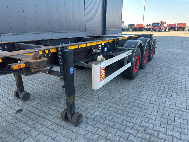 Kontejnerovy návěs/ Výměnná nástavba Burg 20FT / 20FT SWAP ADR (EX/II, EX/III, FL, AT), Leergewicht : 3.690kg, SAF INTRADISC, 2x Liftachse, NL-Chassis: obrázek 9