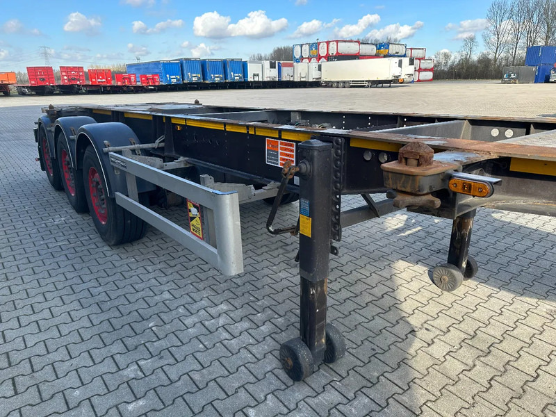 Kontejnerovy návěs/ Výměnná nástavba Burg 20FT ADR (EX/II, EX/III, FL, AT), Leergewicht : 3.690kg, SAF INTRADISC, 2x Liftachse, NL-Chassis: obrázek 12