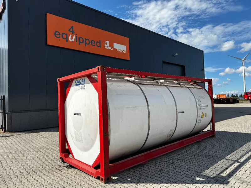 CIMC 20FT ISO, 25.050L / 1-COMP / 3 BAFFELS / T12 / 22K2 / 4 manholes / ADR valid until 11/2026 - Skladovací nádrž: obrázek 1 CIMC 20FT ISO, 25.050L / 1-COMP / 3 BAFFELS / T12 / 22K2 / 4 manholes / ADR valid until 11/2026 - Skladovací nádrž: obrázek 1