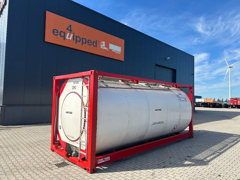 CIMC 20FT ISO, 25.080L/1-COMP/3 BAFFELS/4 covers, 5Y valid until 12/2026 - Skladovací nádrž: obrázek 1 CIMC 20FT ISO, 25.080L/1-COMP/3 BAFFELS/4 covers, 5Y valid until 12/2026 - Skladovací nádrž: obrázek 1