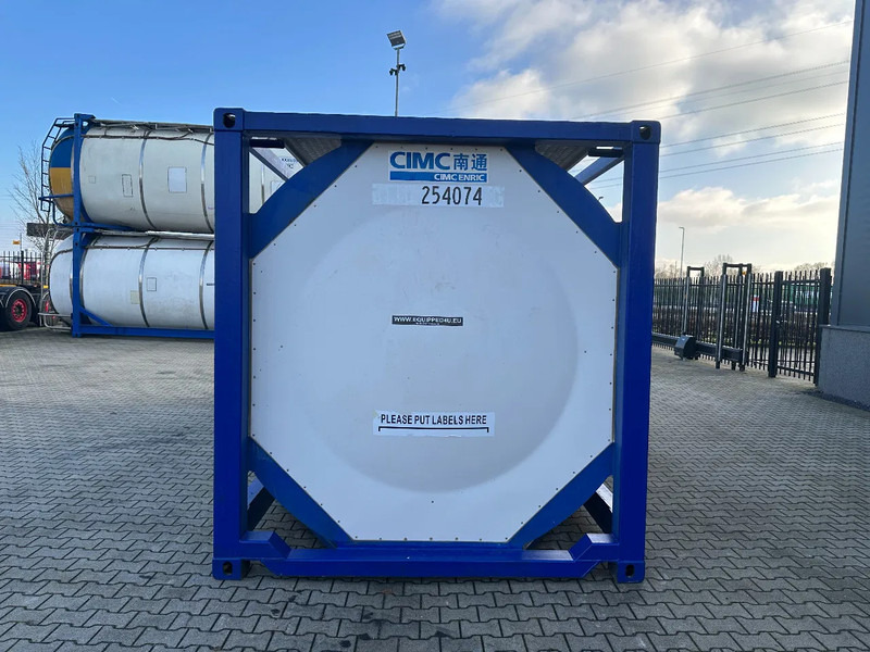 CIMC 20FT ISO, 25.090L / 1-COMP / 3 BAFFELS / T12 / 4 manholes / ADR valid until 02/2027 - Skladovací nádrž: obrázek 5 CIMC 20FT ISO, 25.090L / 1-COMP / 3 BAFFELS / T12 / 4 manholes / ADR valid until 02/2027 - Skladovací nádrž: obrázek 5