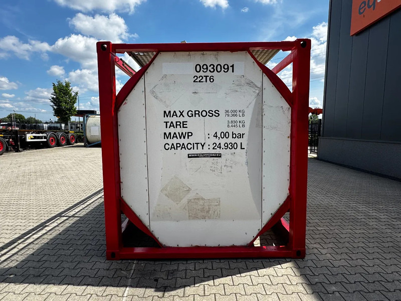 Skladovací nádrž pro dopravu paliva CIMC ISO, 24.940L, 20FT ISO, UN Portable T11, L4BN, payload: 32.170kg: obrázek 7