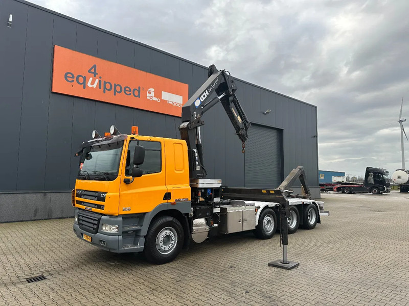 DAF CF 85.410 8x2 / HMF 3000 K6 crane (30T/m 6x extendable) + remote / HYVALIFT 26Tkg HOOK, / EURO-5 / NL-TRUCK - Hákový nosič kontejnerů, Auto s hydraulickou rukou: obrázek 2 DAF CF 85.410 8x2 / HMF 3000 K6 crane (30T/m 6x extendable) + remote / HYVALIFT 26Tkg HOOK, / EURO-5 / NL-TRUCK - Hákový nosič kontejnerů, Auto s hydraulickou rukou: obrázek 2