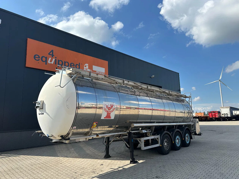 Feldbinder LEBENSMITTEL / LEVENSMIDDELEN FOOD / 33.500L / 3-COMP / PUMPE / NL-trailer / APK: 09-2026 - Cisternový návěs: obrázek 1 Feldbinder LEBENSMITTEL / LEVENSMIDDELEN FOOD / 33.500L / 3-COMP / PUMPE / NL-trailer / APK: 09-2026 - Cisternový návěs: obrázek 1