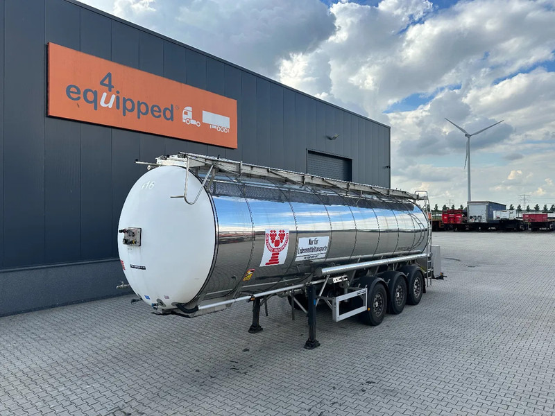 Feldbinder LEVENSMIDDELEN / FOOD / LEBENSMITTEL / 33.500L / 3-COMP / POMP / NL-trailer / APK: 03-2026 - Cisternový návěs: obrázek 1 Feldbinder LEVENSMIDDELEN / FOOD / LEBENSMITTEL / 33.500L / 3-COMP / POMP / NL-trailer / APK: 03-2026 - Cisternový návěs: obrázek 1