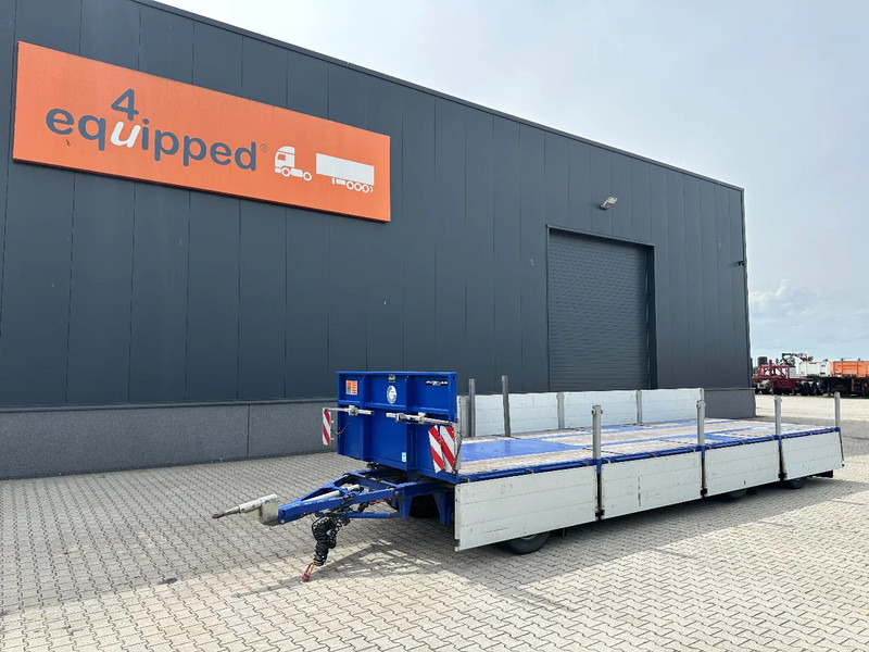 Floor zeer mooie AXD.330 3-assige aanhanger met alu zijborden, rongpotten, liftas, geschoopeerd, NL-aanhanger, APK: 09/2025 - Přívěs plato/ Valník: obrázek 2 Floor zeer mooie AXD.330 3-assige aanhanger met alu zijborden, rongpotten, liftas, geschoopeerd, NL-aanhanger, APK: 09/2025 - Přívěs plato/ Valník: obrázek 2