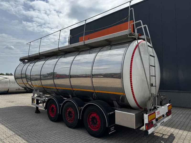 Indox 37.500L / 1-COMP /4-BAFFELS, ADR, L4BH, INOX, NL, APK/ADR till 10/2025, new SAF axles, ALCOA - Cisternový návěs: obrázek 3 Indox 37.500L / 1-COMP /4-BAFFELS, ADR, L4BH, INOX, NL, APK/ADR till 10/2025, new SAF axles, ALCOA - Cisternový návěs: obrázek 3