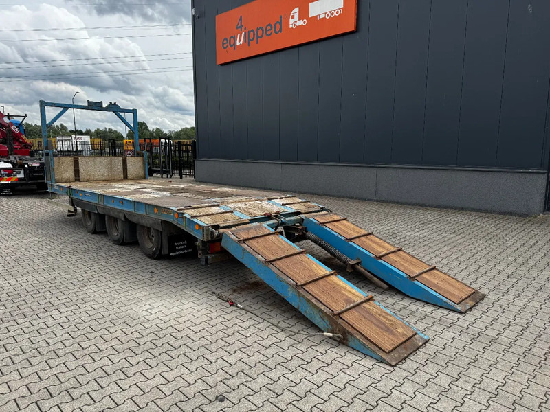Kaiser drawbar trailer, ramps, 3 axles, spring suspension, hardwood - Přívěs na přepravu automobilů: obrázek 2 Kaiser drawbar trailer, ramps, 3 axles, spring suspension, hardwood - Přívěs na přepravu automobilů: obrázek 2
