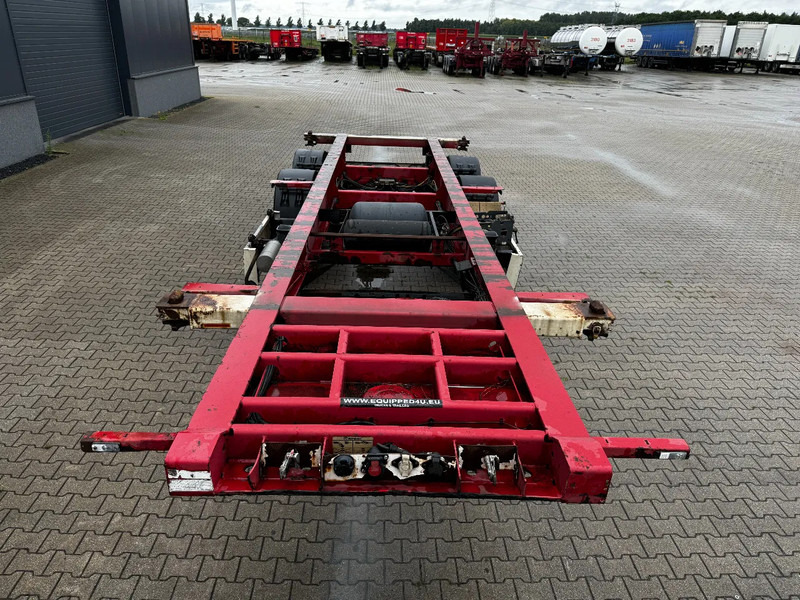 Krone 2-assig 20FT chassis, BPW + trommel, luchtvering, leeggewicht: 3.180kg - Kontejnerovy návěs/ Výměnná nástavba: obrázek 2 Krone 2-assig 20FT chassis, BPW + trommel, luchtvering, leeggewicht: 3.180kg - Kontejnerovy návěs/ Výměnná nástavba: obrázek 2
