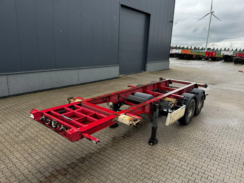 Krone 2-assig 20FT chassis, BPW + trommel, luchtvering, leeggewicht: 3.180kg - Kontejnerovy návěs/ Výměnná nástavba: obrázek 5 Krone 2-assig 20FT chassis, BPW + trommel, luchtvering, leeggewicht: 3.180kg - Kontejnerovy návěs/ Výměnná nástavba: obrázek 5