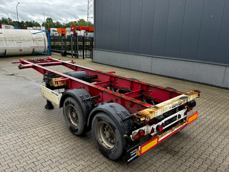 Krone 2-assig 20FT chassis, BPW + trommel, luchtvering, leeggewicht: 3.180kg - Kontejnerovy návěs/ Výměnná nástavba: obrázek 4 Krone 2-assig 20FT chassis, BPW + trommel, luchtvering, leeggewicht: 3.180kg - Kontejnerovy návěs/ Výměnná nástavba: obrázek 4