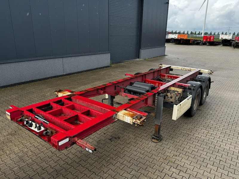 Krone 2-axle 20FT chassis, BPW + drumbrakes, airsuspension, empty weight: 3.180kg, 2x available - Kontejnerovy návěs/ Výměnná nástavba: obrázek 1 Krone 2-axle 20FT chassis, BPW + drumbrakes, airsuspension, empty weight: 3.180kg, 2x available - Kontejnerovy návěs/ Výměnná nástavba: obrázek 1