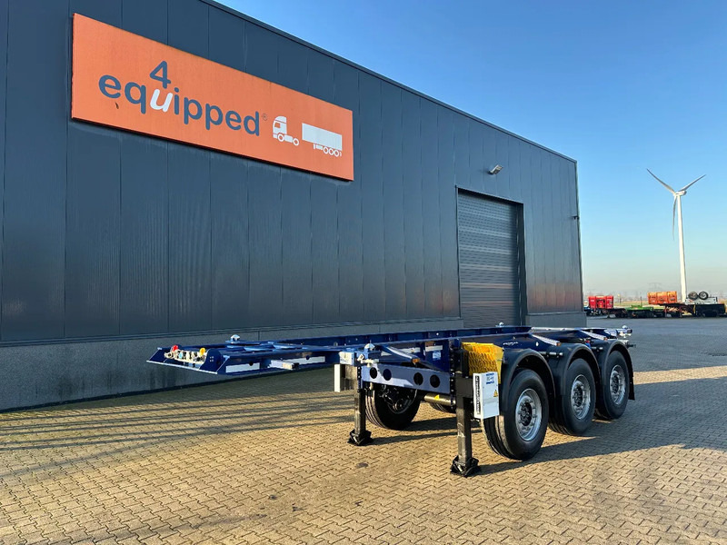 Krone NEW / DIRECT AVAILABLE 20FT ADR-CHASSIS, DISCBRAKES, LIFTAXLE, 2x available - Kontejnerovy návěs/ Výměnná nástavba: obrázek 1 Krone NEW / DIRECT AVAILABLE 20FT ADR-CHASSIS, DISCBRAKES, LIFTAXLE, 2x available - Kontejnerovy návěs/ Výměnná nástavba: obrázek 1