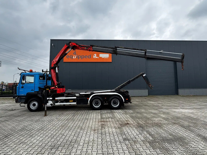 MAN FE 410A, 6x4, EURO 2, Palfinger PK17000 Crane + VDL HOOK, full spring, manual gearbox, MOT 9/2025 - Hákový nosič kontejnerů, Auto s hydraulickou rukou: obrázek 3 MAN FE 410A, 6x4, EURO 2, Palfinger PK17000 Crane + VDL HOOK, full spring, manual gearbox, MOT 9/2025 - Hákový nosič kontejnerů, Auto s hydraulickou rukou: obrázek 3