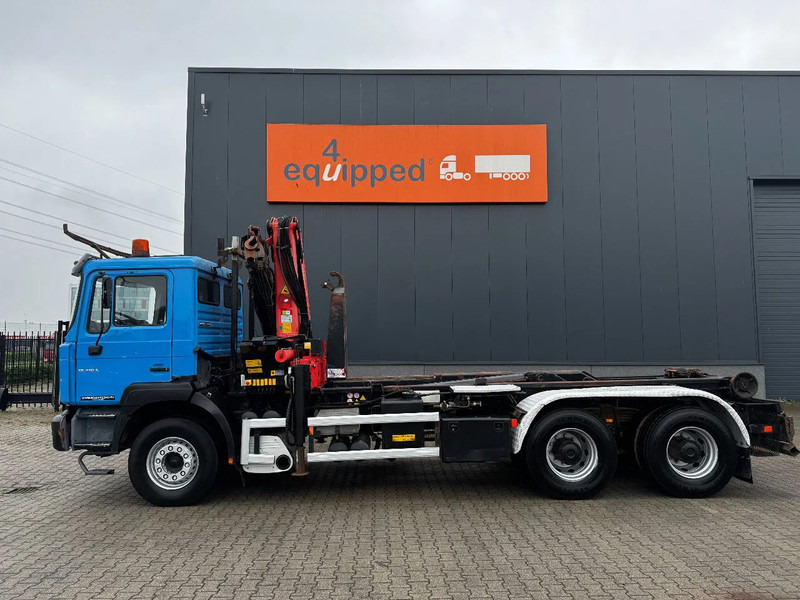 MAN FE 410A, 6x4, EURO 2, Palfinger PK17000 Crane + VDL HOOK, full spring, manual gearbox, MOT 9/2025 - Hákový nosič kontejnerů, Auto s hydraulickou rukou: obrázek 4 MAN FE 410A, 6x4, EURO 2, Palfinger PK17000 Crane + VDL HOOK, full spring, manual gearbox, MOT 9/2025 - Hákový nosič kontejnerů, Auto s hydraulickou rukou: obrázek 4