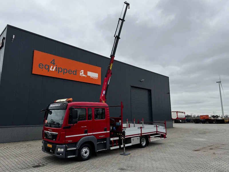 MAN TGL 8.180 Dubbele Cabine (DOKA), HMF535 K3 kraan met slechts 283 uur en 211.164km, EURO-6, oprij-platen, NL-truck, APK: 11/2025 - Přepravník automobilů, Auto s hydraulickou rukou: obrázek 4 MAN TGL 8.180 Dubbele Cabine (DOKA), HMF535 K3 kraan met slechts 283 uur en 211.164km, EURO-6, oprij-platen, NL-truck, APK: 11/2025 - Přepravník automobilů, Auto s hydraulickou rukou: obrázek 4