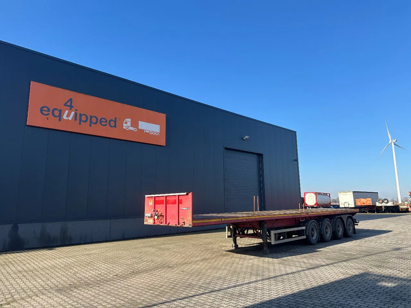 MOL 62 tons Ballast trailer, 4 axles, 2 steering axles, Belgium- trailer, 70% tyres - Návěs valník/ Plato: obrázek 1 MOL 62 tons Ballast trailer, 4 axles, 2 steering axles, Belgium- trailer, 70% tyres - Návěs valník/ Plato: obrázek 1