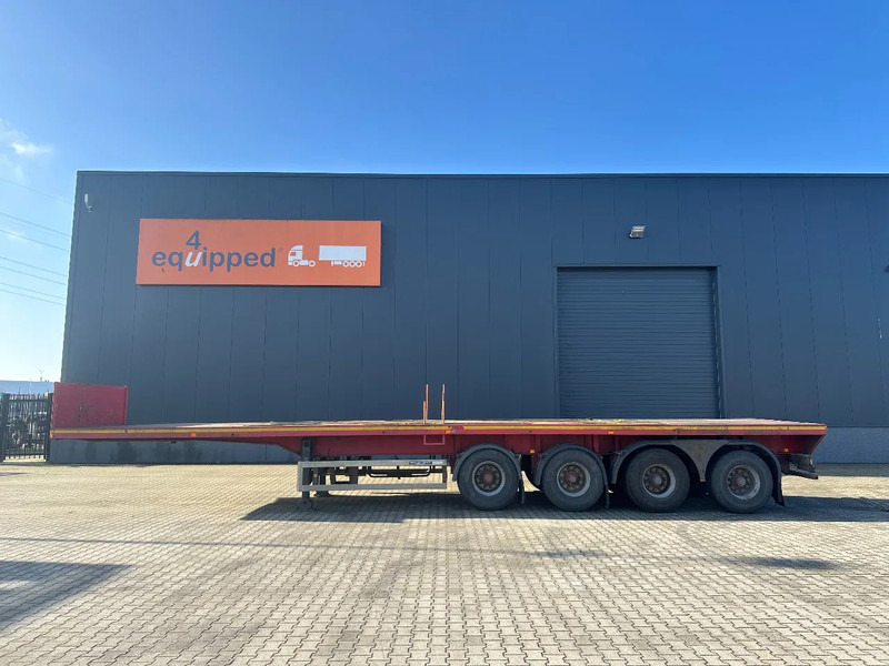 MOL 62 tons Ballast trailer, 4 axles, 2 steering axles, Belgium- trailer, 70% tyres - Návěs valník/ Plato: obrázek 3 MOL 62 tons Ballast trailer, 4 axles, 2 steering axles, Belgium- trailer, 70% tyres - Návěs valník/ Plato: obrázek 3