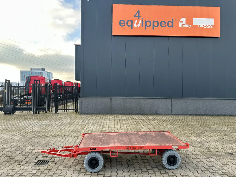 Mafi double-steered and connectable heavy-duty trailers with 6000kg loading capacity, 9x available - Přívěs plato/ Valník: obrázek 2 Mafi double-steered and connectable heavy-duty trailers with 6000kg loading capacity, 9x available - Přívěs plato/ Valník: obrázek 2