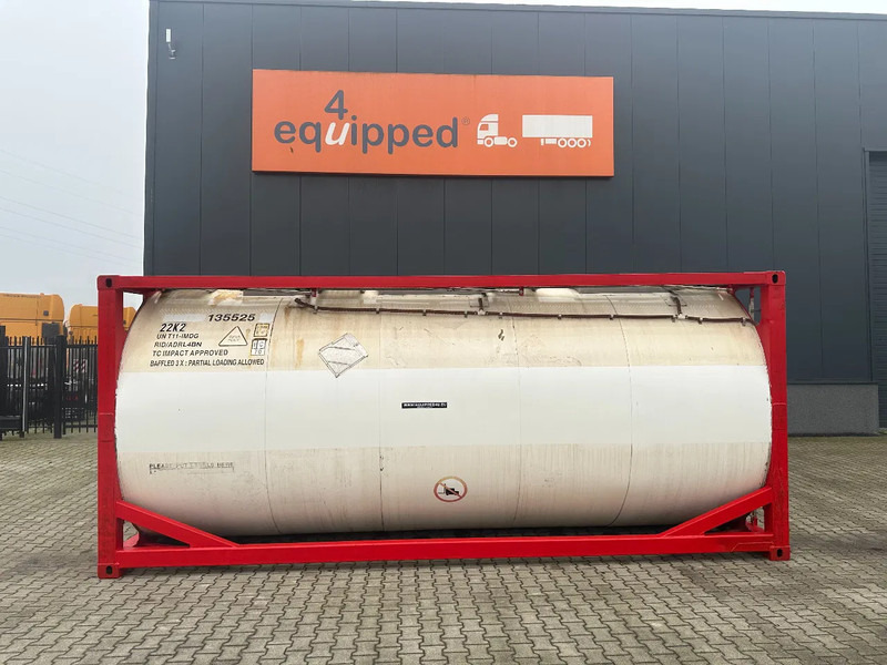 SINGAMAS 20FT ISO, 26.000L/1-COMP/3 BAFFELS/3 manholes, 5Y inspection: 06/2027 - Cisternový kontejner: obrázek 2 SINGAMAS 20FT ISO, 26.000L/1-COMP/3 BAFFELS/3 manholes, 5Y inspection: 06/2027 - Cisternový kontejner: obrázek 2