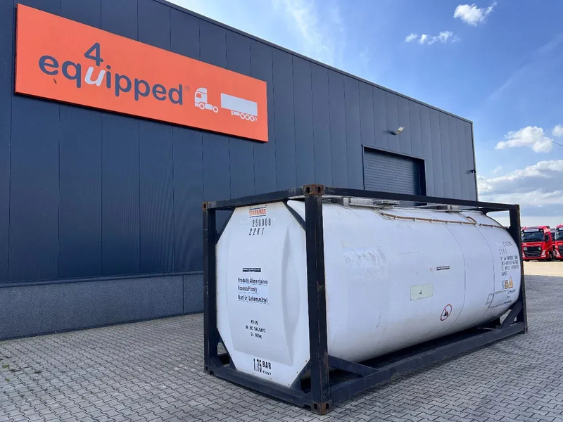 SINGAMAS TOP: Food grade, 25.000L, foodgrade, insp. till 07/2026 - Cisternový kontejner: obrázek 1 SINGAMAS TOP: Food grade, 25.000L, foodgrade, insp. till 07/2026 - Cisternový kontejner: obrázek 1