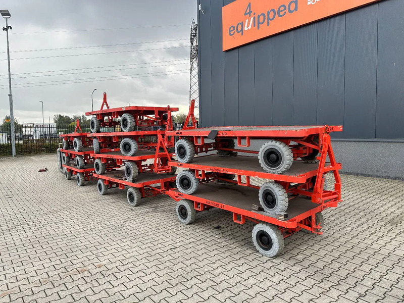 Still + 9x 2016 MAFI double-steered and connectable heavy-duty trailers with 6000kg loading capacity - Přívěs plato/ Valník: obrázek 3 Still + 9x 2016 MAFI double-steered and connectable heavy-duty trailers with 6000kg loading capacity - Přívěs plato/ Valník: obrázek 3