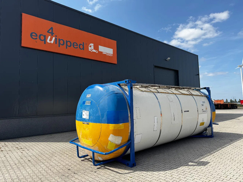 UBH 20FT SWAP 34.570L, 4 baffles / 5 holes / T12 / 5Y-test valid till 07/2026 - Cisternový kontejner: obrázek 1 UBH 20FT SWAP 34.570L, 4 baffles / 5 holes / T12 / 5Y-test valid till 07/2026 - Cisternový kontejner: obrázek 1