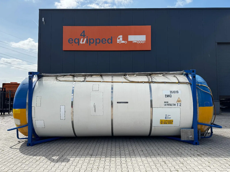 UBH 20FT SWAP 34.570L, 4 baffles / 5 holes / T12 / 5Y-test valid till 07/2026 - Cisternový kontejner: obrázek 2 UBH 20FT SWAP 34.570L, 4 baffles / 5 holes / T12 / 5Y-test valid till 07/2026 - Cisternový kontejner: obrázek 2