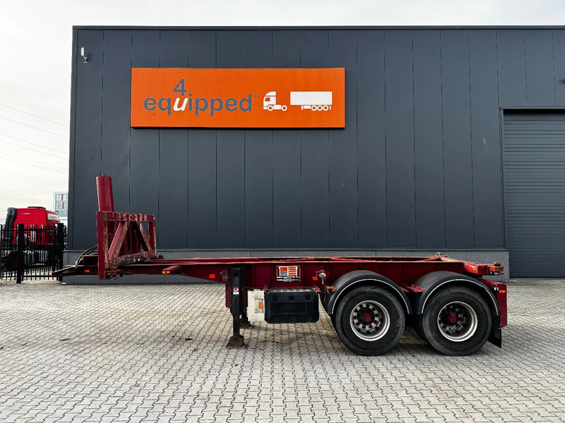 Van Hool 2 AXLE 20FT TIPPING-CHASSIS / TWIN-TIRES / BPW + DISC / ALCOA - Kontejnerovy návěs/ Výměnná nástavba: obrázek 2 Van Hool 2 AXLE 20FT TIPPING-CHASSIS / TWIN-TIRES / BPW + DISC / ALCOA - Kontejnerovy návěs/ Výměnná nástavba: obrázek 2
