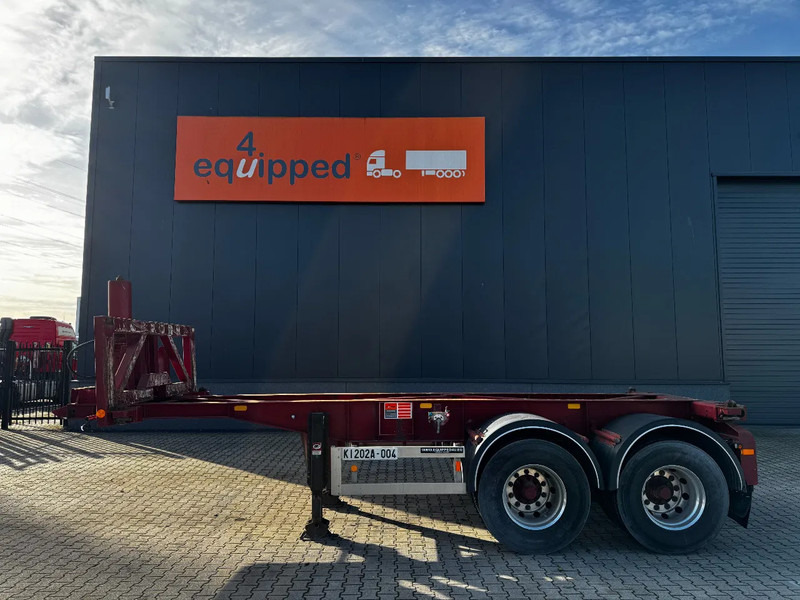 Van Hool 2 AXLE 20FT TIPPING-CHASSIS, TWIN-TIRES, BPW + DRUM, ALCOA - Kontejnerovy návěs/ Výměnná nástavba: obrázek 2 Van Hool 2 AXLE 20FT TIPPING-CHASSIS, TWIN-TIRES, BPW + DRUM, ALCOA - Kontejnerovy návěs/ Výměnná nástavba: obrázek 2