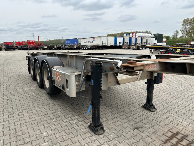 Kontejnerovy návěs/ Výměnná nástavba Van Hool 20FT/30FT, ADR (EX/II, EX/III, FL, AT), BPW + drum, ALCOA, galvanized, liftaxle, NL-Chassis: obrázek 14