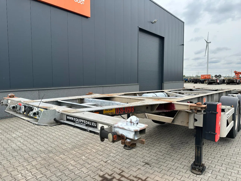 Kontejnerovy návěs/ Výměnná nástavba Van Hool 20FT/30FT, ADR (EX/II, EX/III, FL, AT), BPW + drum, ALCOA, galvanized, liftaxle, NL-Chassis: obrázek 10