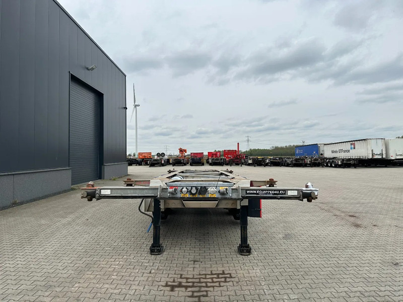 Kontejnerovy návěs/ Výměnná nástavba Van Hool 20FT/30FT, ADR (EX/II, EX/III, FL, AT), BPW + drum, ALCOA, galvanized, liftaxle, NL-Chassis: obrázek 6