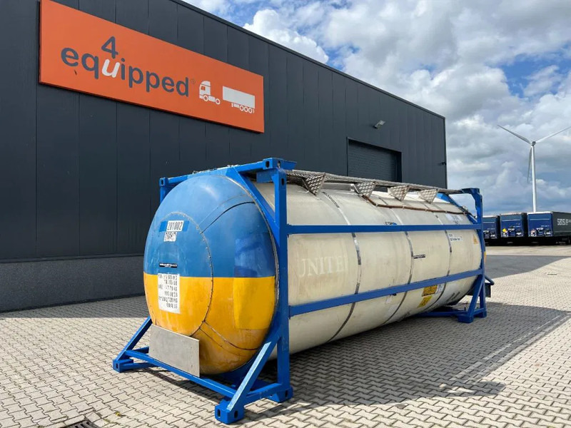 Van Hool 20FT SWAPBODY 28.075L, UN PORTABLE, T11, valid 5Y- + CSC inspection: 10/2025 - Cisternový kontejner: obrázek 1 Van Hool 20FT SWAPBODY 28.075L, UN PORTABLE, T11, valid 5Y- + CSC inspection: 10/2025 - Cisternový kontejner: obrázek 1