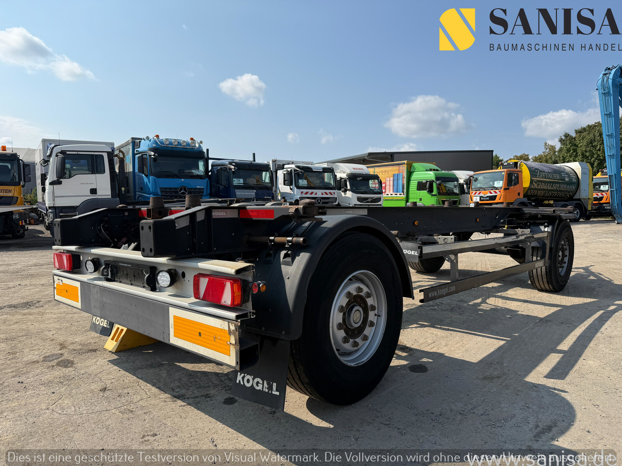 KÖGEL AW18/Wechselfahrgestell/BDF/Pneumatik - Přívěs-podvozek: obrázek 4 KÖGEL AW18/Wechselfahrgestell/BDF/Pneumatik - Přívěs-podvozek: obrázek 4