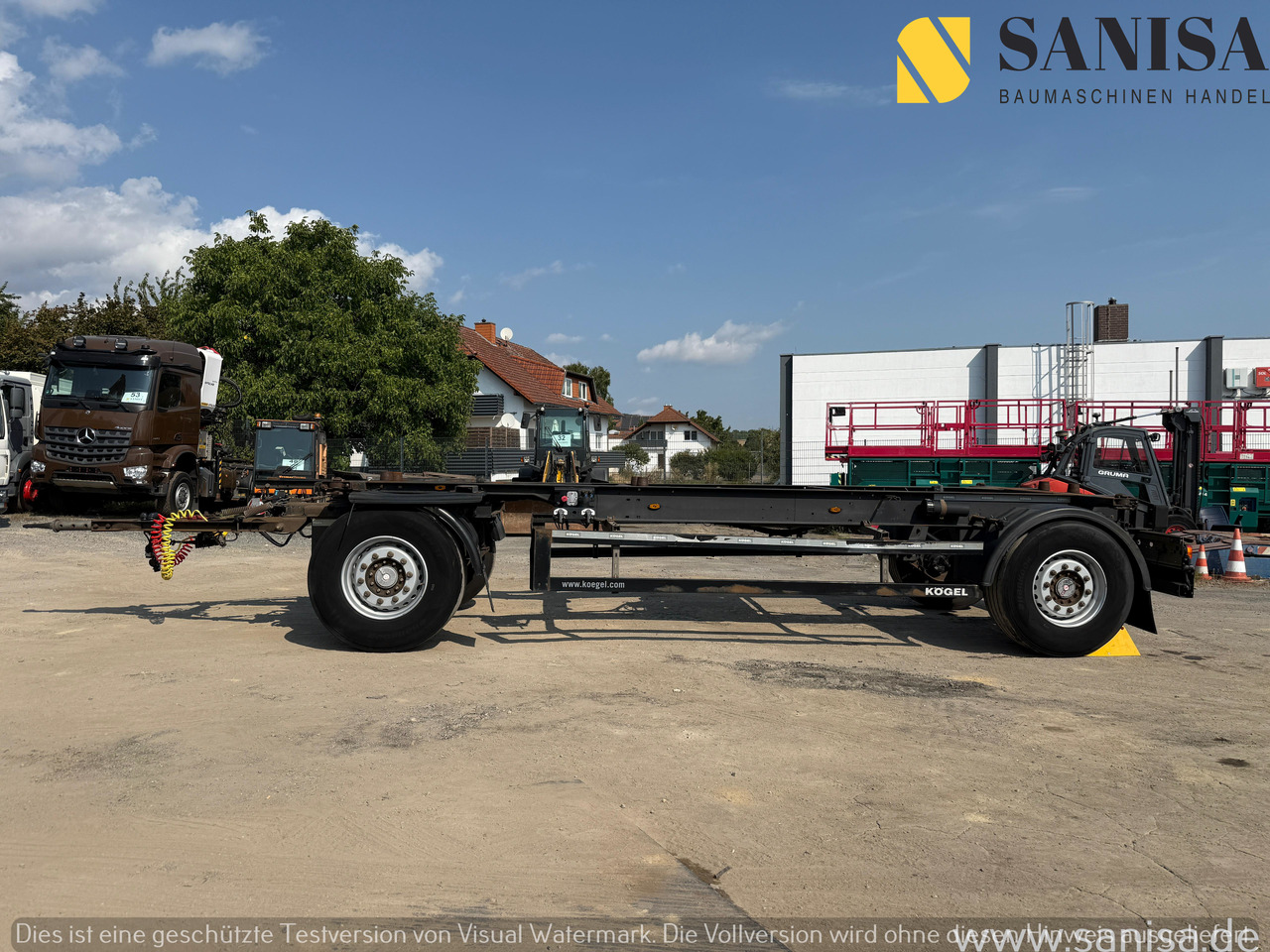 KÖGEL AW18/Wechselfahrgestell/BDF/Pneumatik - Přívěs-podvozek: obrázek 2 KÖGEL AW18/Wechselfahrgestell/BDF/Pneumatik - Přívěs-podvozek: obrázek 2