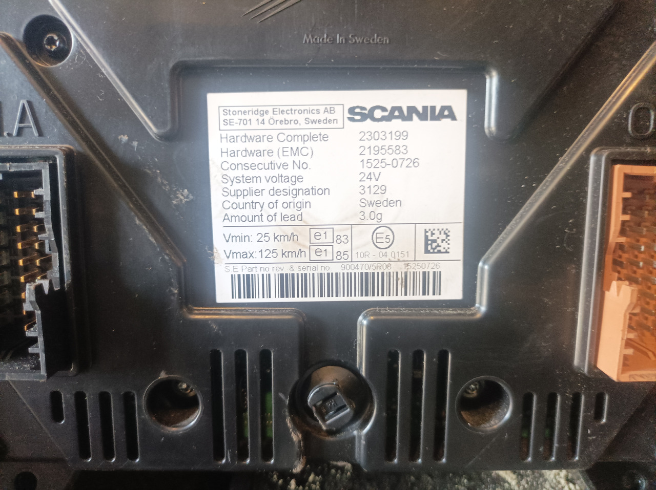 Scania Scania - Palubní deska: obrázek 2 Scania Scania - Palubní deska: obrázek 2