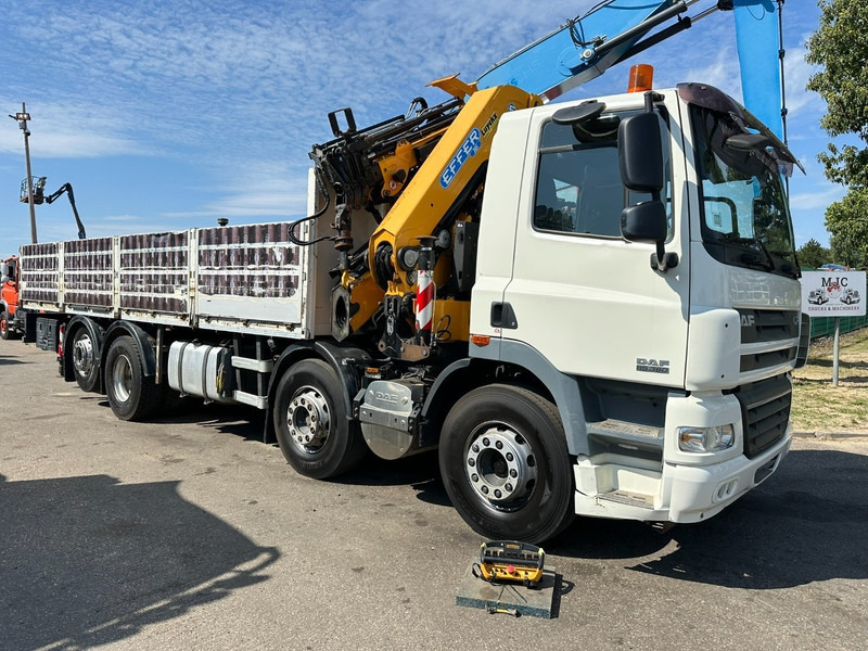 DAF CF 85.360 8x2 + CRANE (25m!) EFFER 305 6S + JIB 4S + ROTATOR - PLATORM 7m60 - LIFT + STEERING AXLE - EURO 5 - BE - Nákladní automobil valníkový/ Plošinový, Auto s hydraulickou rukou: obrázek 1 DAF CF 85.360 8x2 + CRANE (25m!) EFFER 305 6S + JIB 4S + ROTATOR - PLATORM 7m60 - LIFT + STEERING AXLE - EURO 5 - BE - Nákladní automobil valníkový/ Plošinový, Auto s hydraulickou rukou: obrázek 1