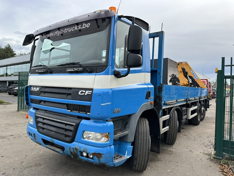 DAF CF 85.360 8x2 PLATFORM 7m35 + CRANE EFFER 165-3S + RADIO - MANUAL GEARBOX ZF - EURO 5 - BE TRUCK - Auto s hydraulickou rukou: obrázek 4 DAF CF 85.360 8x2 PLATFORM 7m35 + CRANE EFFER 165-3S + RADIO - MANUAL GEARBOX ZF - EURO 5 - BE TRUCK - Auto s hydraulickou rukou: obrázek 4