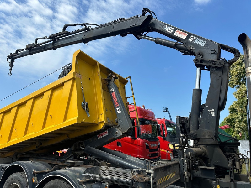 Hákový nosič kontejnerů, Auto s hydraulickou rukou DAF CF 85.410 6X4 21T HOOKLIFT + CRANE HIAB 166-3 HIPRO + ROTATOR - 5/6F - RETARDER - TÜV 10/2025 - EURO 5 - BE TRUCK: obrázek 16