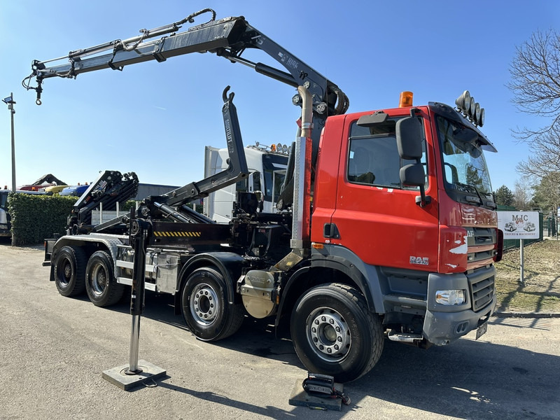 DAF CF 85.410 8x4 HOOKLIFT + CRANE HIAB 244 EP-3 HIDUO - Radio - Rotator - RETARDER - EURO 4 - BIG AXLES HUB REDUCTION - Hákový nosič kontejnerů, Auto s hydraulickou rukou: obrázek 1 DAF CF 85.410 8x4 HOOKLIFT + CRANE HIAB 244 EP-3 HIDUO - Radio - Rotator - RETARDER - EURO 4 - BIG AXLES HUB REDUCTION - Hákový nosič kontejnerů, Auto s hydraulickou rukou: obrázek 1
