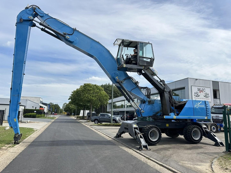 Fuchs TEREX MHL 360 OVERSLAGKRAAN / MATERIAL HANDLER / UMSCHLAGBAGGER - TOP ZUSTAND - Kolesové rýpadlo: obrázek 4 Fuchs TEREX MHL 360 OVERSLAGKRAAN / MATERIAL HANDLER / UMSCHLAGBAGGER - TOP ZUSTAND - Kolesové rýpadlo: obrázek 4