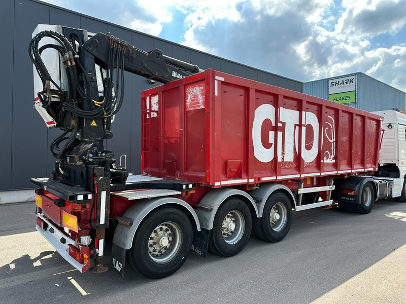LAG 3-AXLES ALU BOX + CRANE JONSORED 1090 DT-CORTO + CABIN - 2x EXTENDABLE - 5/6 F - BELGIAN PAPERS - Návěs valník/ Plato: obrázek 5 LAG 3-AXLES ALU BOX + CRANE JONSORED 1090 DT-CORTO + CABIN - 2x EXTENDABLE - 5/6 F - BELGIAN PAPERS - Návěs valník/ Plato: obrázek 5