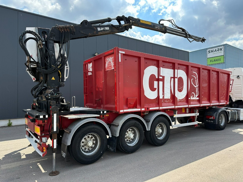 LAG 3-AXLES ALU BOX + CRANE JONSORED 1090 DT-CORTO + CABIN - 2x EXTENDABLE - 5/6 F - BELGIAN PAPERS - Návěs valník/ Plato: obrázek 2 LAG 3-AXLES ALU BOX + CRANE JONSORED 1090 DT-CORTO + CABIN - 2x EXTENDABLE - 5/6 F - BELGIAN PAPERS - Návěs valník/ Plato: obrázek 2